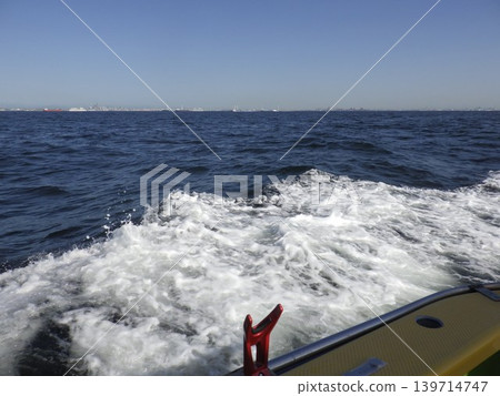 Sea as seen from the ship Sea as seen from the ship 139714747