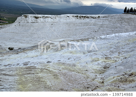 96145 Türkiye - Pamukkale, a World Heritage Site - White travertine terraces 139714988