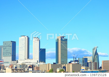 Scenery of skyscrapers in front of Nagoya Station, Nagoya City, Aichi Prefecture Scenery of skyscrapers in front of Nagoya Station, Nagoya City, Aichi Prefecture 139715128