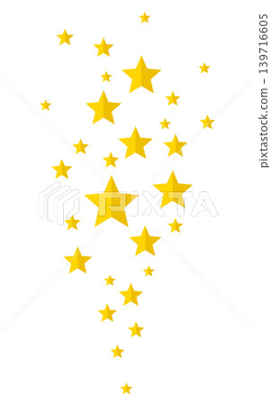 Floating yellow star reaction and rating icons illustration, rising favorite symbols for social media, isolated golden review elements, upward flying featured marks collection Floating yellow star reaction and rating icons illustration, rising favorite symbols for social media, isolated golden review elements, upward flying featured marks collection 139716605