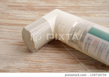 Bangkok, Thailand May 4, 2026 Asthma and chronic obstructive pulmonary disease COPD, metered dose inhaler MDI. Bangkok, Thailand May 4, 2026 Asthma and chronic obstructive pulmonary disease COPD, metered dose inhaler MDI. 139716734