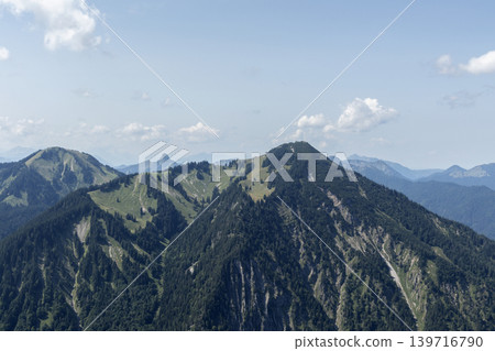 Bodenschneid mountain tour in springtime, Bavaria, Germany 139716790