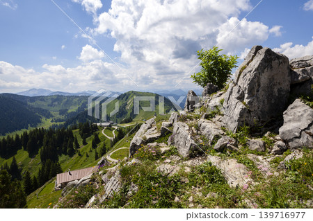 Mountain hiking Wallberg and Setzberg mountain, Bavaria, Germany Mountain hiking Wallberg and Setzberg mountain, Bavaria, Germany 139716977