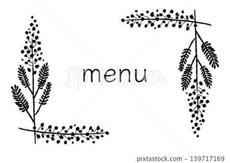 Menu, Flower, Vector 139717169