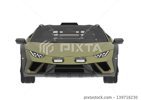 car isolated on transparent background, 3d illustration, cg render car isolated on transparent background, 3d illustration, cg render 139718230