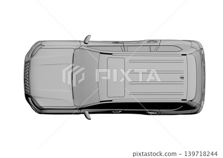 car isolated on transparent background, 3d illustration, cg render car isolated on transparent background, 3d illustration, cg render 139718244