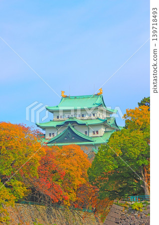 Autumn scenery of Nagoya Castle, Nagoya City, Aichi Prefecture Autumn scenery of Nagoya Castle, Nagoya City, Aichi Prefecture 139718493