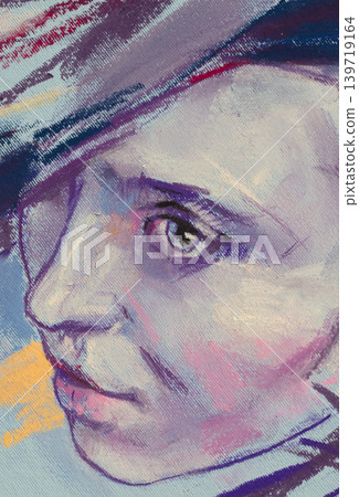 female portrait, pencil drawing illustration, sketch female portrait, pencil drawing illustration, sketch 139719164