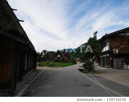 The streets of Shirakawago The streets of Shirakawago 139719230