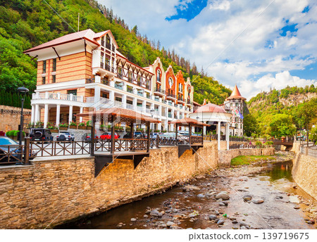 Borjomi resort town in south central Georgia 139719675