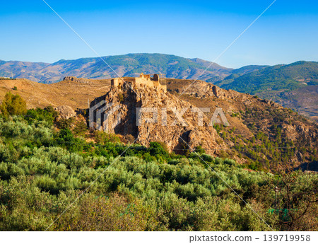 Lanjaron Castle in Alpujarras region in Spain Lanjaron Castle in Alpujarras region in Spain 139719958