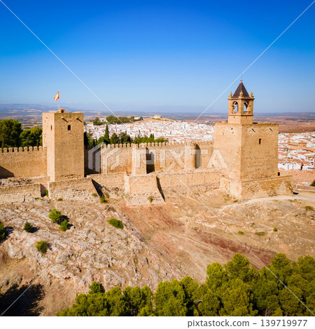 Fortress of Antequera aerial panoramic view, Spain Fortress of Antequera aerial panoramic view, Spain 139719977