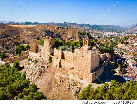 Fortress of Antequera aerial panoramic view, Spain Fortress of Antequera aerial panoramic view, Spain 139719980