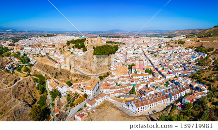 Fortress of Antequera aerial panoramic view, Spain Fortress of Antequera aerial panoramic view, Spain 139719981