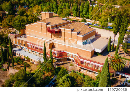 Manuel de Falla Museum aerial panoramic view, Granada Manuel de Falla Museum aerial panoramic view, Granada 139720086