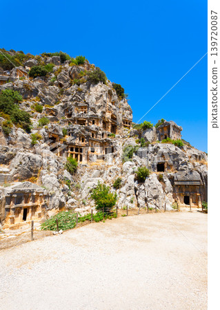 Myra ancient city ruins in Demre, Turkey 139720087