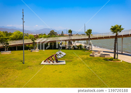 Sehit Fethi Bey Park in Fethiye city in Mugla Province, Turkey Sehit Fethi Bey Park in Fethiye city in Mugla Province, Turkey 139720188