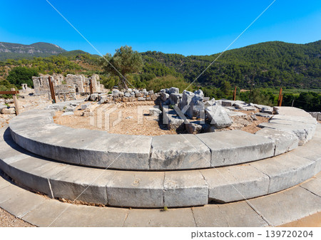 Kaunos ancient city near Dalyan town in Turkey Kaunos ancient city near Dalyan town in Turkey 139720204