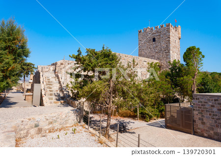 The Bodrum Castle of St. Peter in Bodrum city in Turkey The Bodrum Castle of St. Peter in Bodrum city in Turkey 139720301