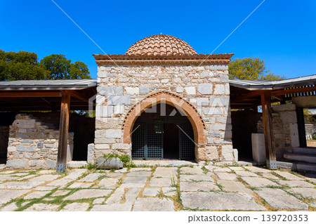 Ilyas Bey Kulliyesi Mosque at Miletus Archaeological Site near Didim Ilyas Bey Kulliyesi Mosque at Miletus Archaeological Site near Didim 139720353