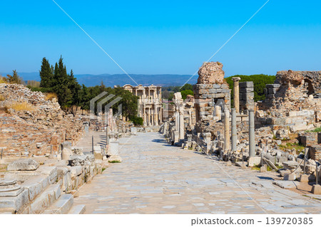 Ephesus ancient greek city is located in Izmir Province in Turkey Ephesus ancient greek city is located in Izmir Province in Turkey 139720385
