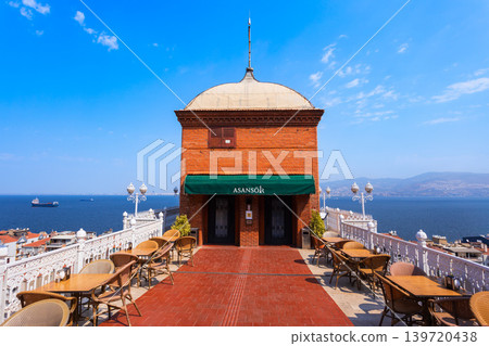 Asansor elevator historical building in Izmir city in Turkey 139720438