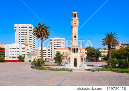 Izmir Clock Tower at Konak square in Izmir city, Turkey Izmir Clock Tower at Konak square in Izmir city, Turkey 139720458