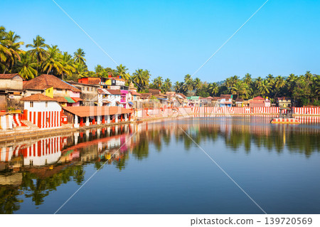 Koti Teertha pond in Gokarna town in India Koti Teertha pond in Gokarna town in India 139720569