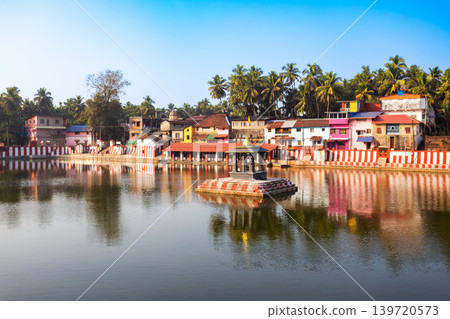 Koti Teertha pond in Gokarna town in India Koti Teertha pond in Gokarna town in India 139720573