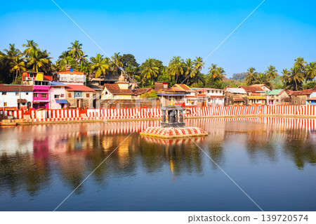 Koti Teertha pond in Gokarna town in India Koti Teertha pond in Gokarna town in India 139720574