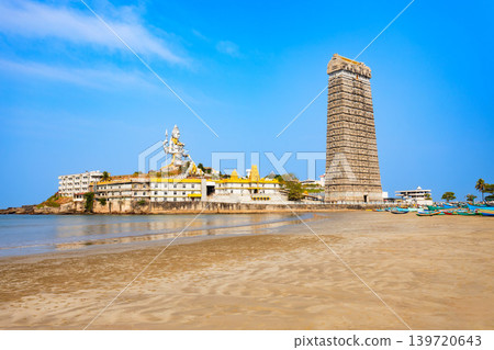 Murudeshwara Temple in Murdeshwar town in India Murudeshwara Temple in Murdeshwar town in India 139720643