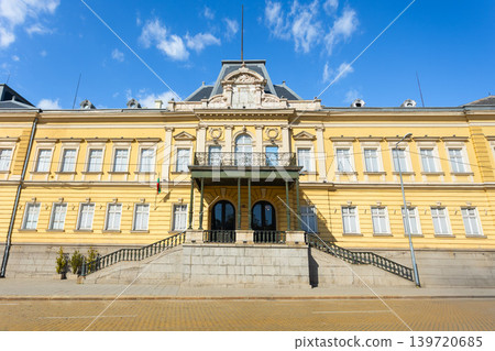 National Art Gallery facade view in Sofia National Art Gallery facade view in Sofia 139720685