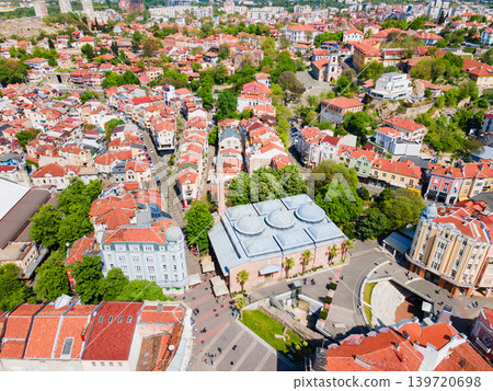 Friday Mosque aerial panoramic view in Plovdiv 139720698