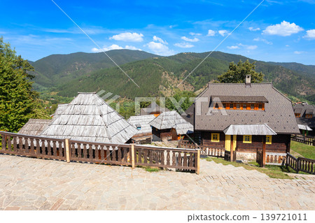 Drvengrad ethno village or Kustendorf in Mokra Gora, Serbia 139721011