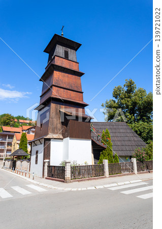 St. Marks Church with a bell tower in Uzice city, Serbia St. Marks Church with a bell tower in Uzice city, Serbia 139721022