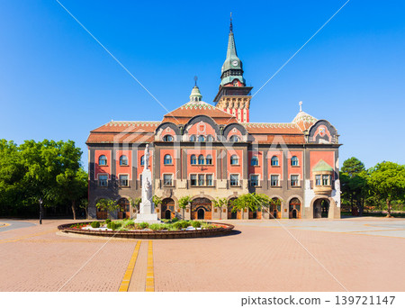 City Hall at Liberty Square in Subotica city, Serbia City Hall at Liberty Square in Subotica city, Serbia 139721147