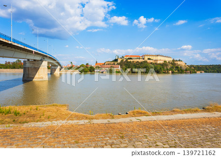Varadin bridge and Petrovaradin Fortress in Novi Sad, Serbia Varadin bridge and Petrovaradin Fortress in Novi Sad, Serbia 139721162