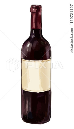 Illustrations of red wine, white wine, and sparkling wine Illustrations of red wine, white wine, and sparkling wine 139721197