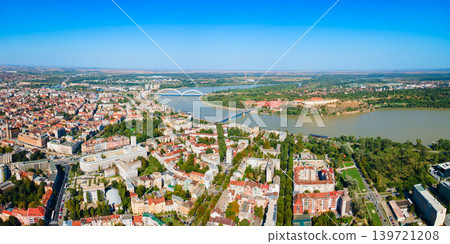 Aerial view of Petrovaradin Fortress in Novi Sad, Serbia Aerial view of Petrovaradin Fortress in Novi Sad, Serbia 139721208