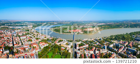 Aerial view of Petrovaradin Fortress in Novi Sad, Serbia Aerial view of Petrovaradin Fortress in Novi Sad, Serbia 139721210