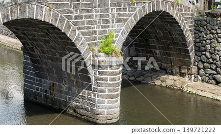 Nagasaki's glasses bridge Nagasaki's glasses bridge 139721222