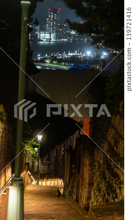 Night view from Kinenzaka in Nagasaki Prefecture Night view from Kinenzaka in Nagasaki Prefecture 139721416
