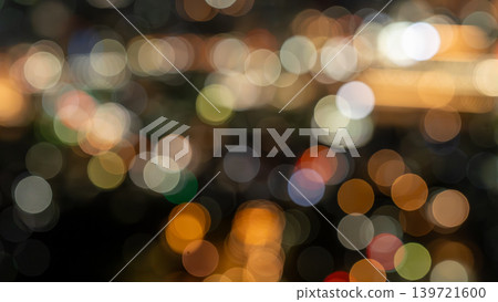Abstract night view from Mt. Inasa, Nagasaki Prefecture 139721600