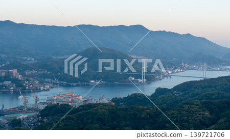View from Mt. Inasa in Nagasaki Prefecture View from Mt. Inasa in Nagasaki Prefecture 139721706