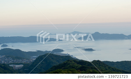 View from Mt. Inasa in Nagasaki Prefecture View from Mt. Inasa in Nagasaki Prefecture 139721723