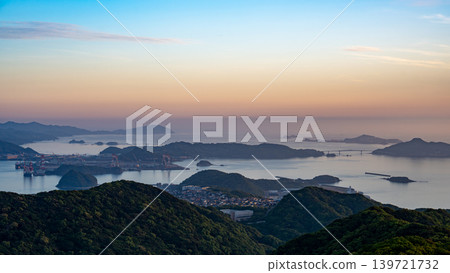 View from Mt. Inasa in Nagasaki Prefecture View from Mt. Inasa in Nagasaki Prefecture 139721732