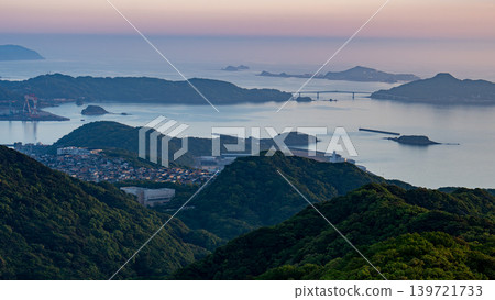 View from Mt. Inasa in Nagasaki Prefecture View from Mt. Inasa in Nagasaki Prefecture 139721733