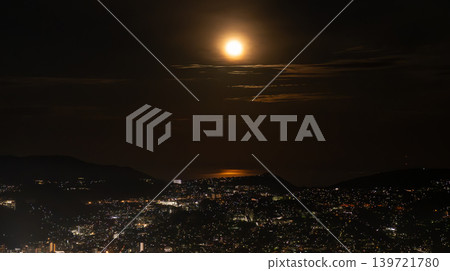 Night view from Mt. Inasa in Nagasaki Prefecture Night view from Mt. Inasa in Nagasaki Prefecture 139721780
