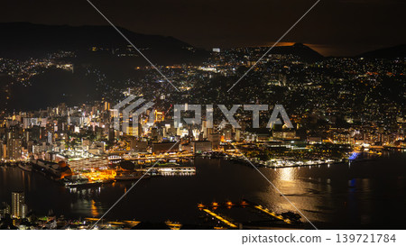 長崎縣稻佐山夜景 長崎縣稻佐山夜景 139721784