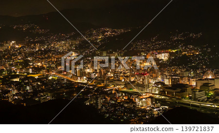 Night view from Mt. Inasa in Nagasaki Prefecture Night view from Mt. Inasa in Nagasaki Prefecture 139721837